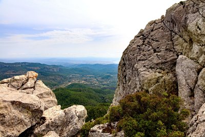 Blick vom höchsten Berg Mallorcas