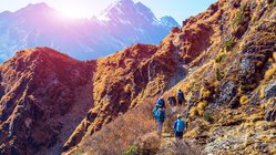 Wandergruppe in den Bergen