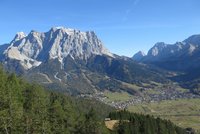 Blick auf die Zugspitze Der Blick auf die Zugspitze