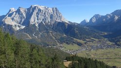 Der Blick auf die Zugspitze