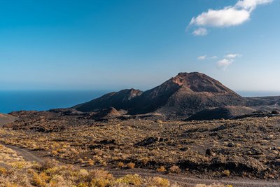 Der Vulkan Teneguia auf der Kanareninsel La Palma Der Vulkan Teneguia auf der Kanareninsel La Palma