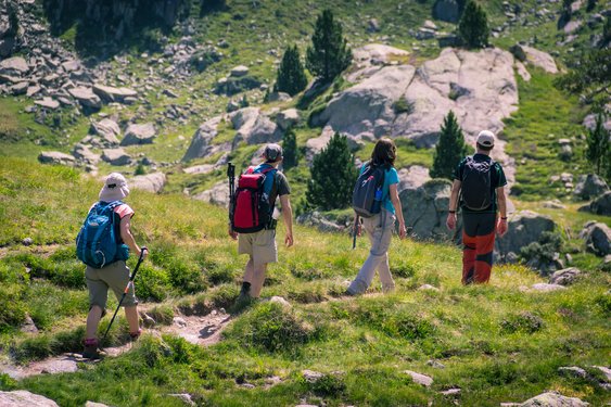 Unterwegs auf Wanderpfaden
